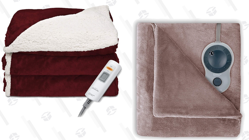 Sherpa Heated Blanket | $48 | AmazonVelvet Plush Heated Blanket | $55 | Amazon